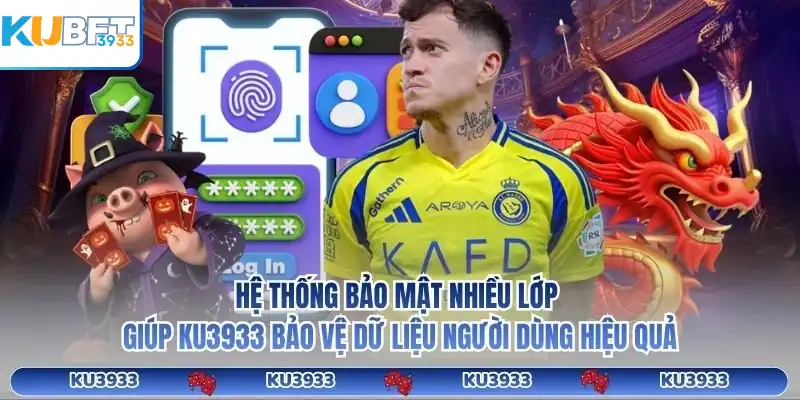 Hệ thống bảo mật nhiều lớp giúp KU3933 bảo vệ dữ liệu người dùng hiệu quả